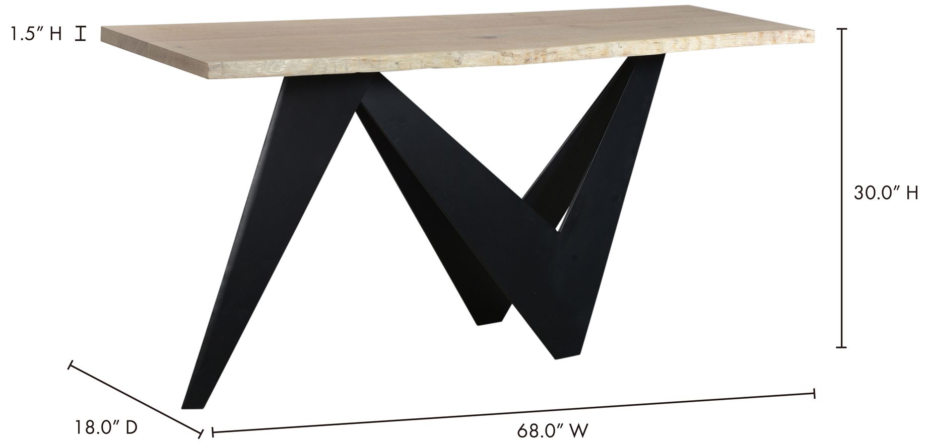 Image 7 Bird Console Table Natural more views