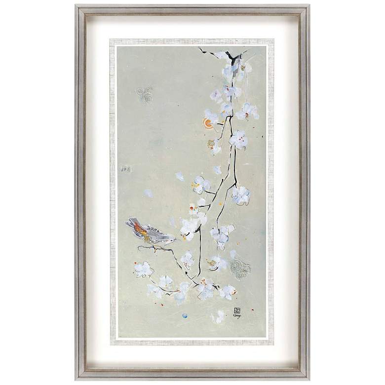 Image 1 Bird Family II 51" High Framed Shadow Box Giclee Wall Art