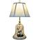 Bird in Cloche 24" High Table Lamp with LED Bulb