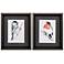Bird on Branch II 9"W x 11"H Framed Art Set of 2