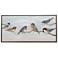Birdie Birds 47 1/4" Wide Framed Canvas Wall Art