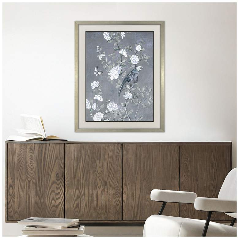 Image 4 Birds and Blooms I 35"W x 45"H Traditional Framed Art more views
