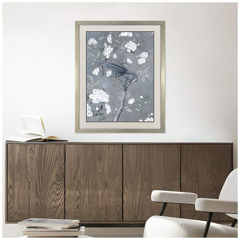 Image 4 Birds and Blooms II 35"W x 45"H Traditional Framed Art more views