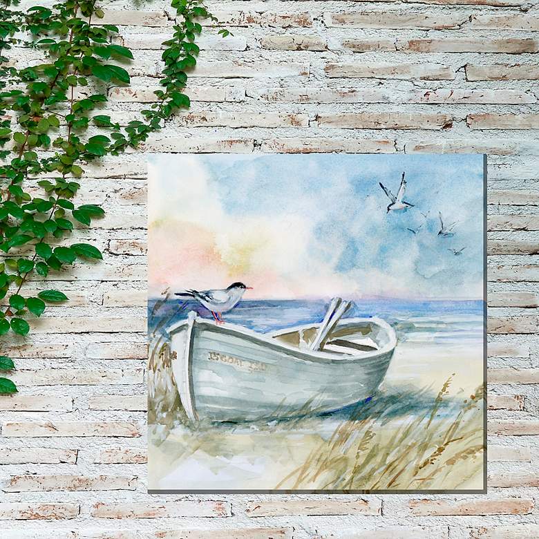 Image 4 Birds Eye View No 1 24" Square Outdoor Canvas Wall Art more views