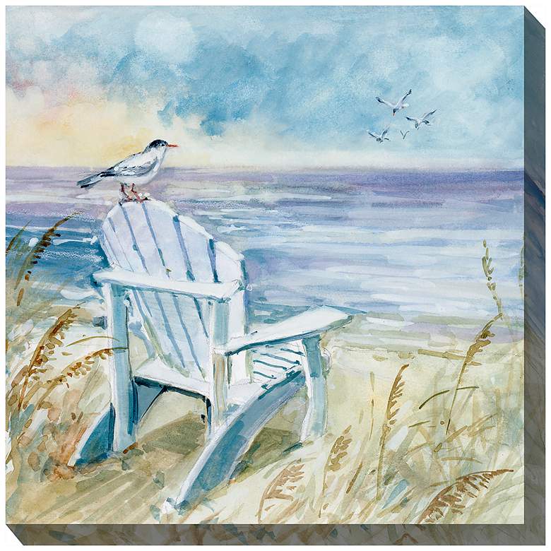 Image 2 Birds Eye View No 2 24" Square Outdoor Canvas Wall Art