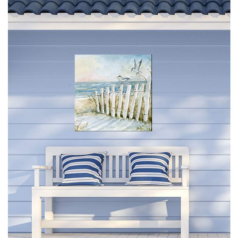 Image 3 Birds Eye View No 3 24" Square Outdoor Canvas Wall Art more views