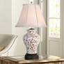 Birds in a Tree 26" High Hand-Painted Traditional Porcelain Table Lamp
