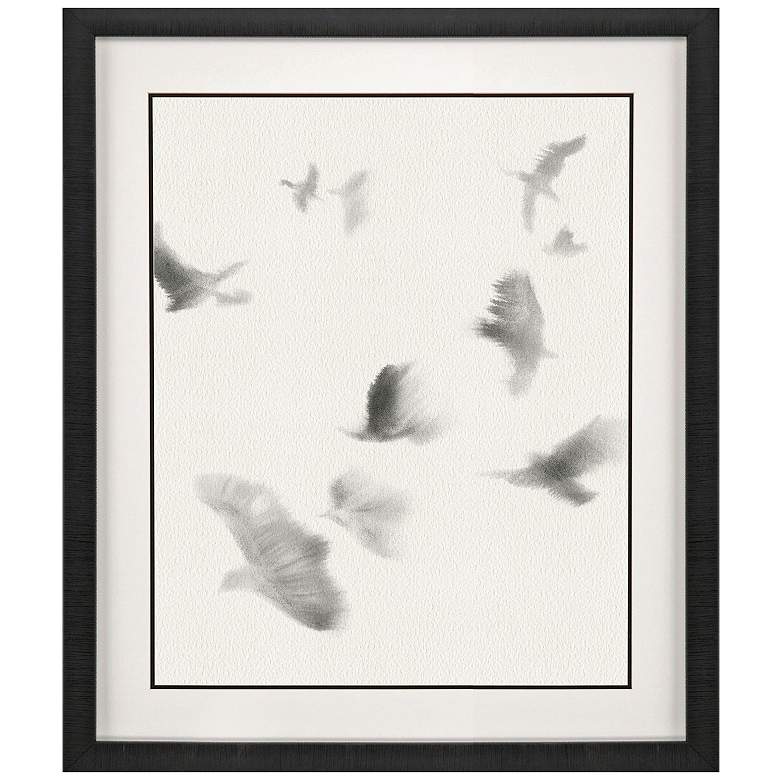 Image 1 Birds in Flight Glide 33"W x 39"H Transitional Framed Art