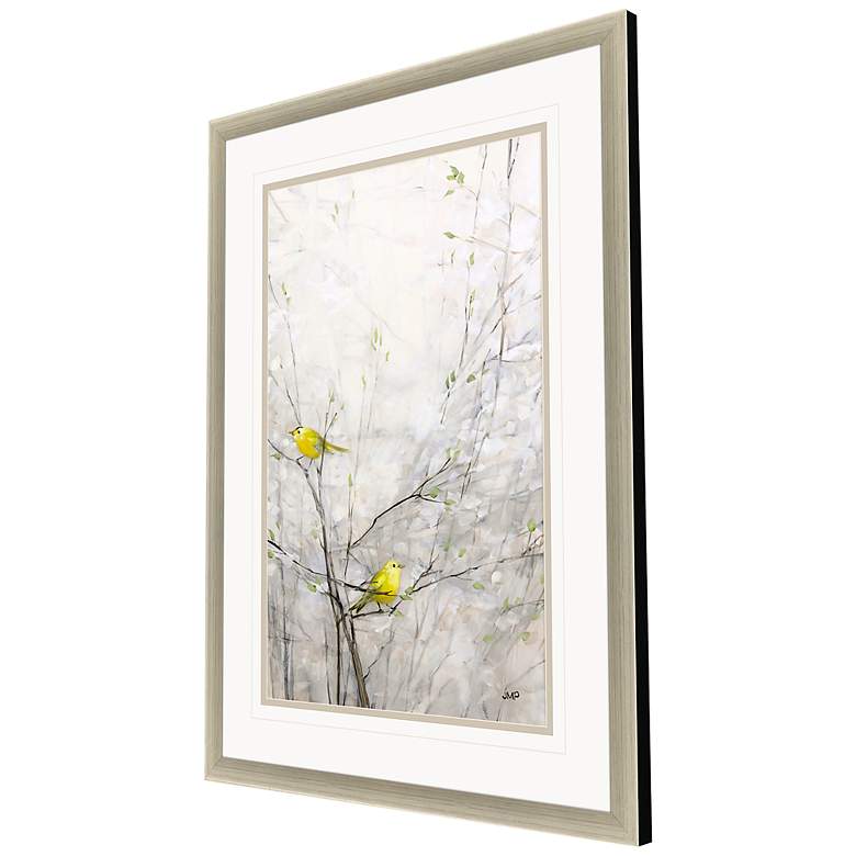 Image 3 Birds in Trees I 48" High Rectangular Giclee Framed Wall Art more views