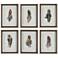 Birds of a Feather 20"H 6-Piece Printed Framed Wall Art Set