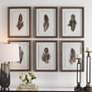 2_Birds of a Feather 20"H 6-Piece Printed Framed Wall Art Set