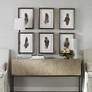 4_Birds of a Feather 20"H 6-Piece Printed Framed Wall Art Set more views