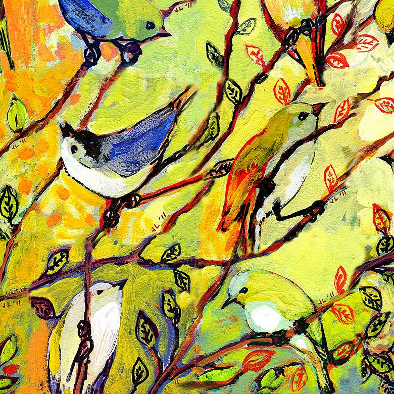Image 2 Birds Of A Feather 24" Square Indoor-Outdoor Wall Art more views