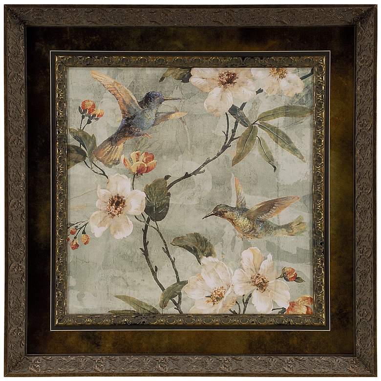 Image 1 Birds of a Feather II 26 3/4 inch Square Framed Wall Art
