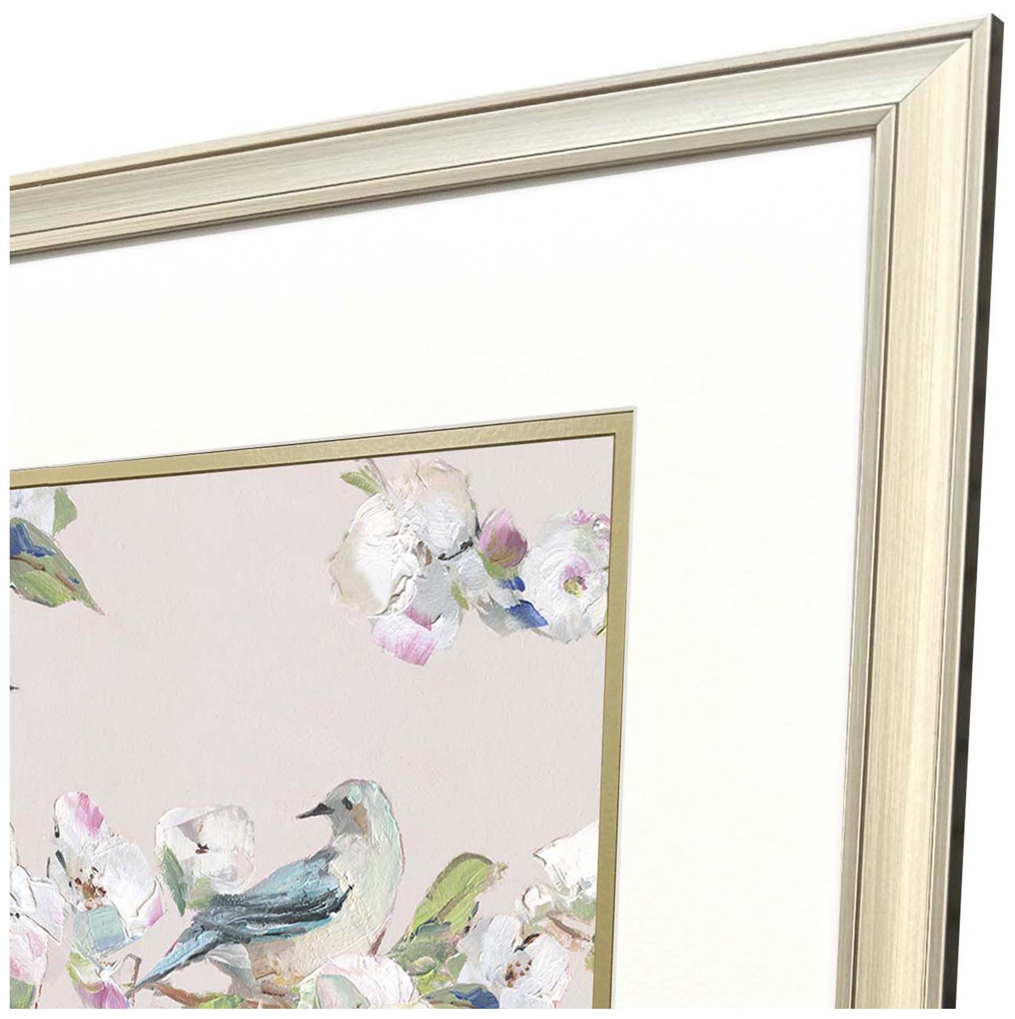 Image 4 Birds on Branches 26"W x 20"H Framed Art - Set of 2 more views