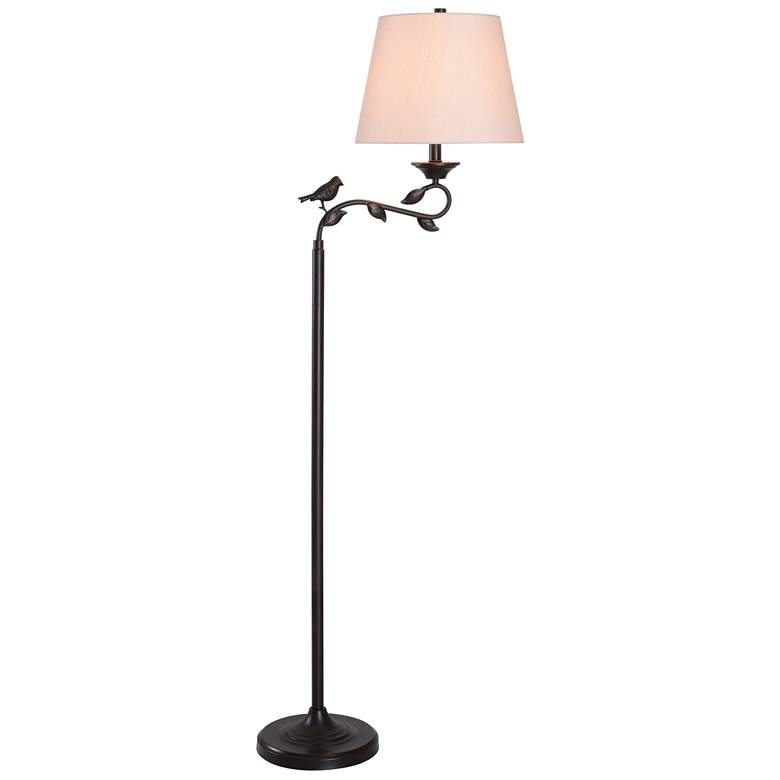 Image 1 Birdsong 60" High Oil Rubbed Bronze Floor Lamp