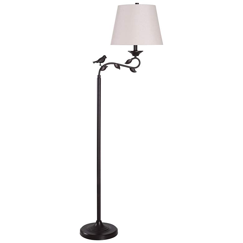 Image 2 Birdsong 60" High Oil Rubbed Bronze Floor Lamp more views