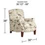 Birdsong Upholstered Fabric 3-Way Firm Recliner Chair