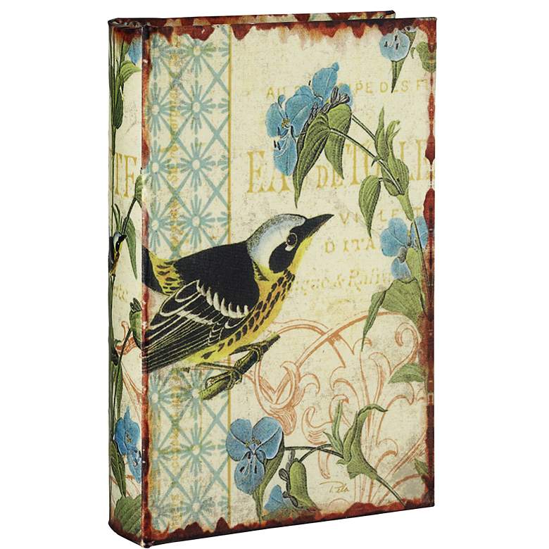 Image 1 Birdwatcher Lark Decorative Silk Book Box