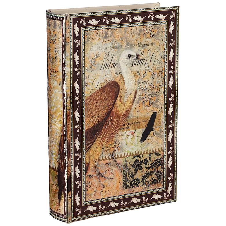 Image 1 Birdwatcher Vulture Bird Decorative Silk Book Box