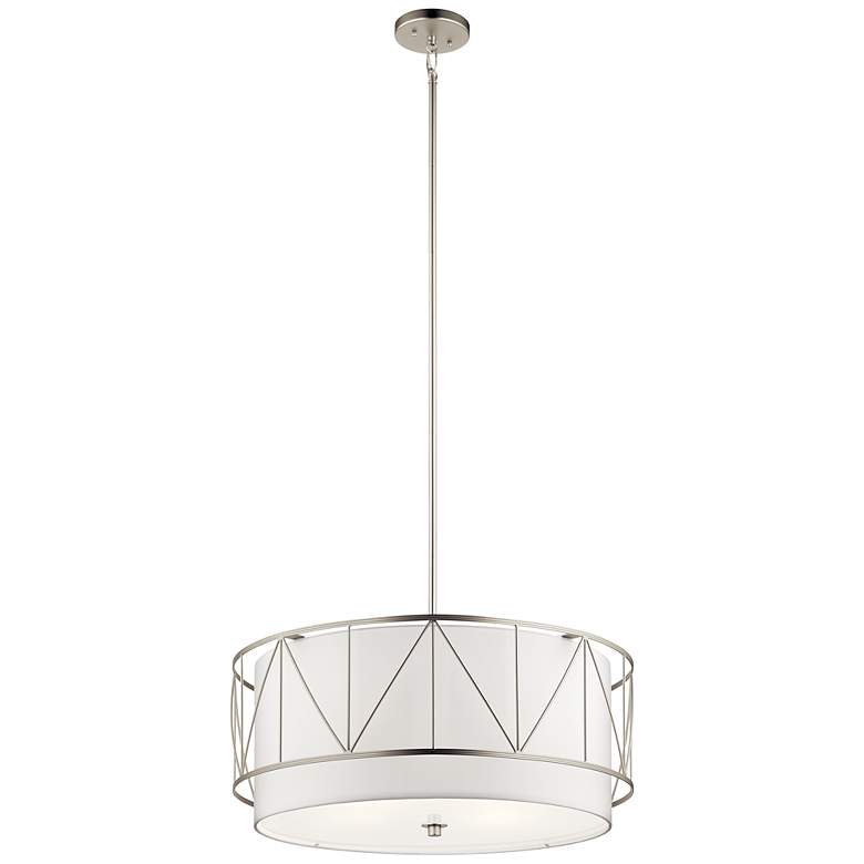 Image 1 Birkleigh Satin Nickel 4Lt Pendant