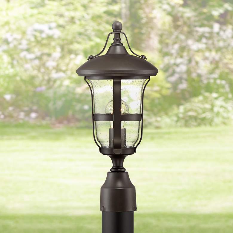Image 1 Birmingham 17 1/4" High Bronze Outdoor Post Light