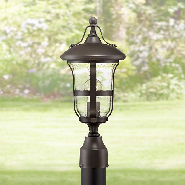 Image 1 Birmingham 17 1/4 inch High Bronze Outdoor Post Light