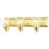 Birmingham 24" Wide 3-Light Polished Brass Vanity Bath Light