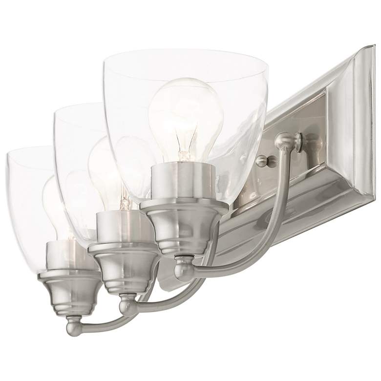 Image 7 Birmingham 24" Wide Brushed Nickel 3-Light Bath Light more views