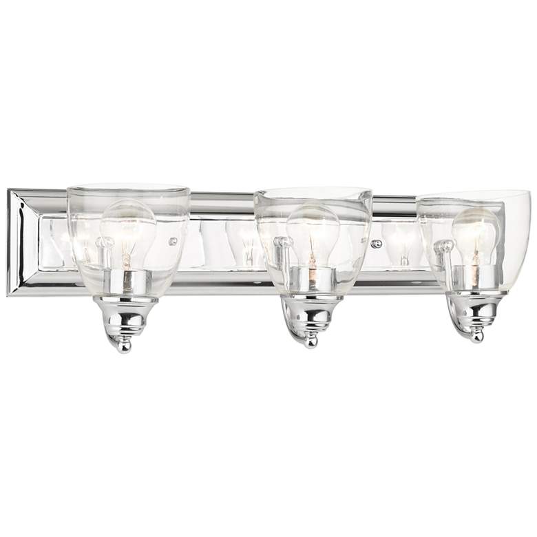 Image 1 Birmingham 24" Wide Polished Chrome 3-Light Bath Light