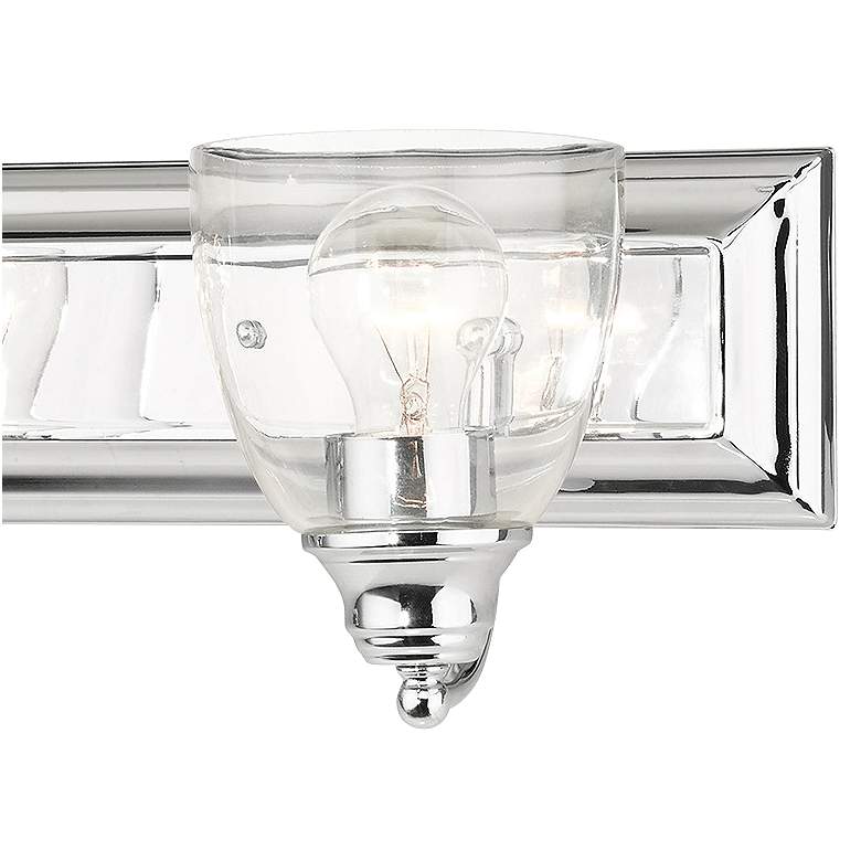 Image 2 Birmingham 24" Wide Polished Chrome 3-Light Bath Light more views