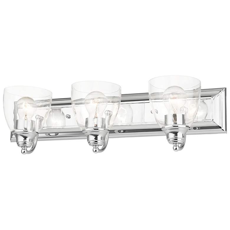 Image 7 Birmingham 24" Wide Polished Chrome 3-Light Bath Light more views