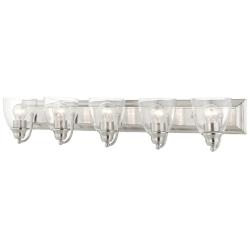 Birmingham 36" Wide Brushed Nickel 5-Light Bath Light