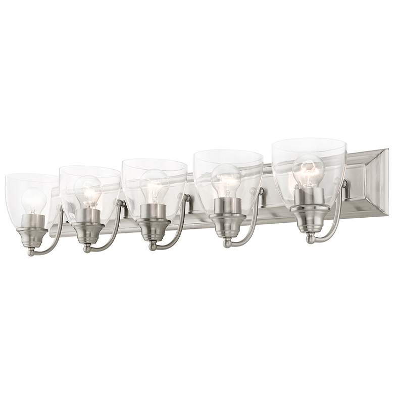 Image 6 Birmingham 36" Wide Brushed Nickel 5-Light Bath Light more views