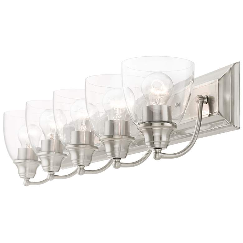 Image 7 Birmingham 36" Wide Brushed Nickel 5-Light Bath Light more views