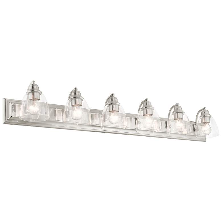 Image 5 Birmingham 48" Wide Brushed Nickel 6-Light Bath Light more views