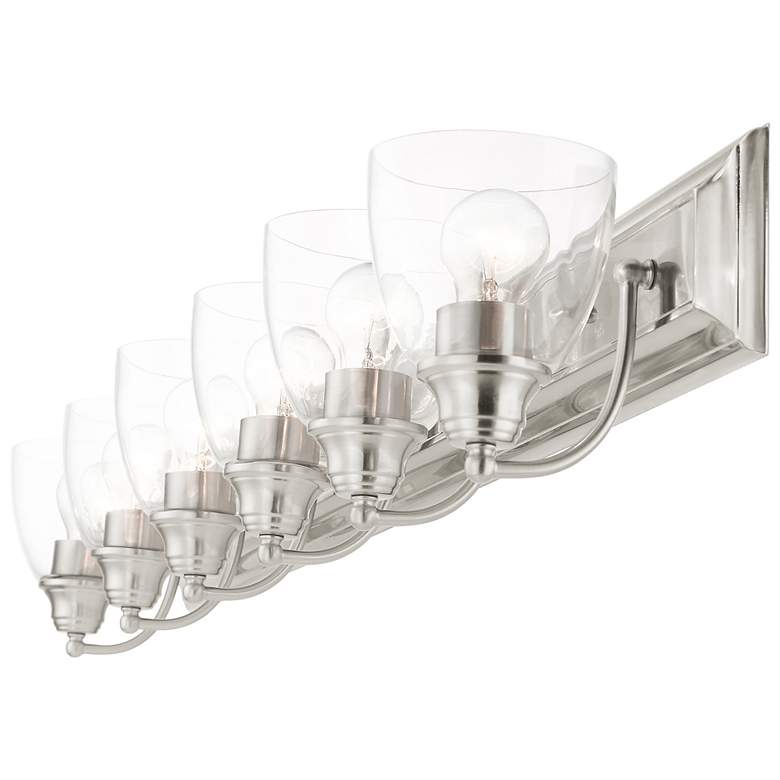 Image 7 Birmingham 48" Wide Brushed Nickel 6-Light Bath Light more views