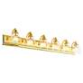 5_Birmingham 6 Light Polished Brass Vanity Sconce more views