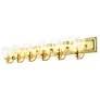 6_Birmingham 6 Light Polished Brass Vanity Sconce more views