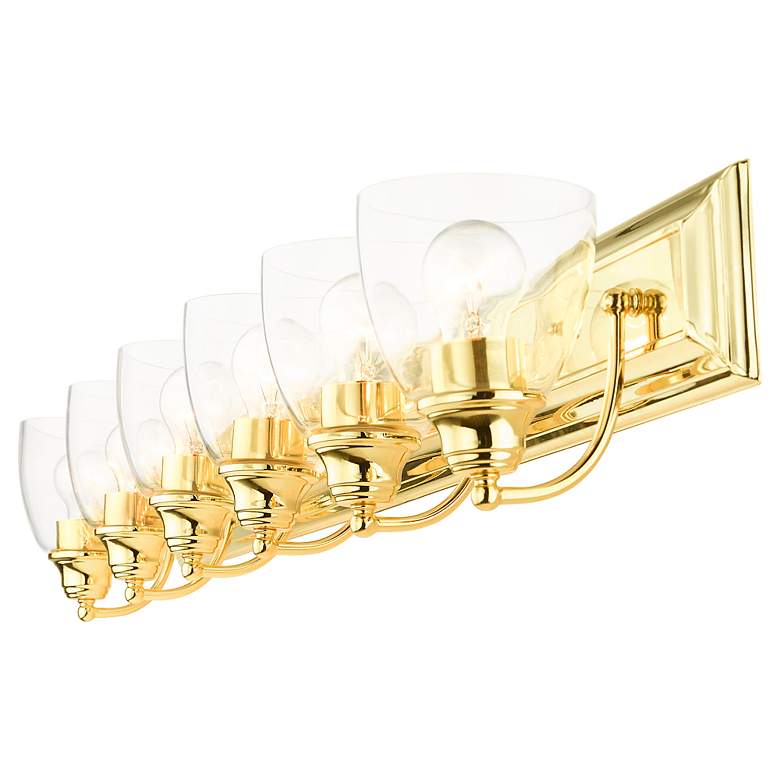 Image 7 Birmingham 6 Light Polished Brass Vanity Sconce more views