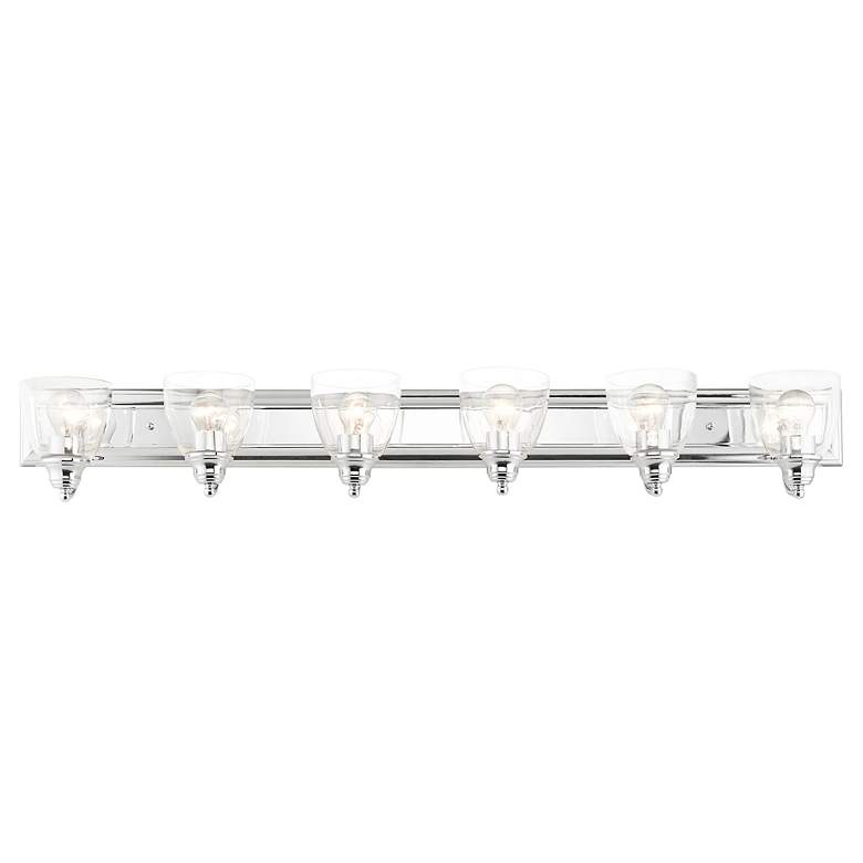 Image 3 Birmingham 6 Light Polished Chrome Vanity Sconce more views