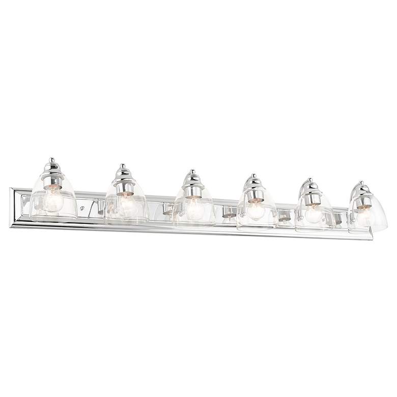 Image 5 Birmingham 6 Light Polished Chrome Vanity Sconce more views