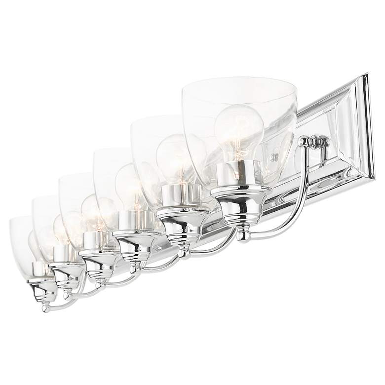 Image 7 Birmingham 6 Light Polished Chrome Vanity Sconce more views