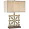 Biscay Castlebawn Stone Old World Table Lamp