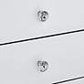 4_Biscaya 17 3/4" Wide White Reverse Painted Glass Side Tables Set of 2 more views