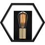 3_Bismarck 8.75-in H Black Wall Sconce more views