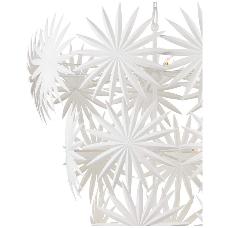 Image 4 Bismarkia Large White Chandelier more views