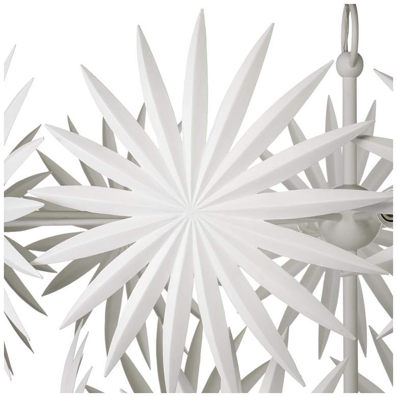 Image 5 Bismarkia Large White Chandelier more views