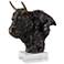 Bison Bust Bronze Sculpture