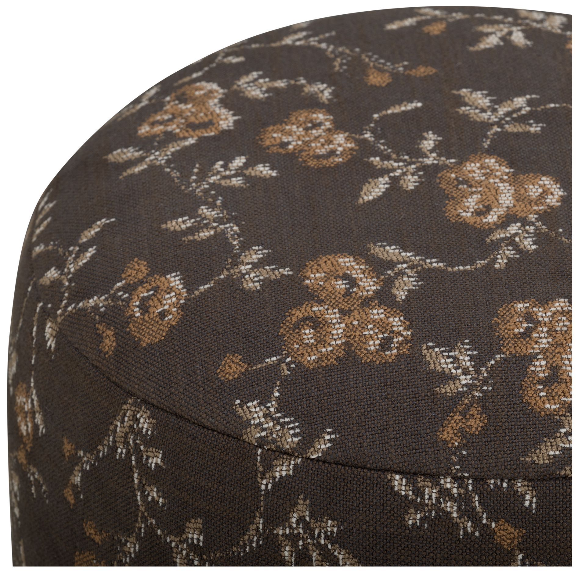 Image 3 Bisou Java Floral Jacquard Ottoman more views